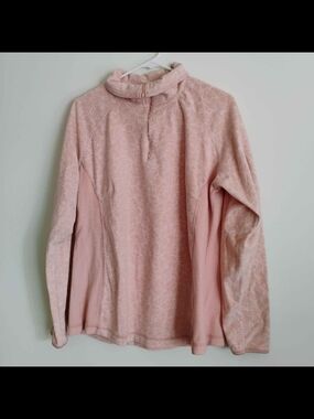 Columbia Light Pink Quarter-Zip Pullover Jacket
